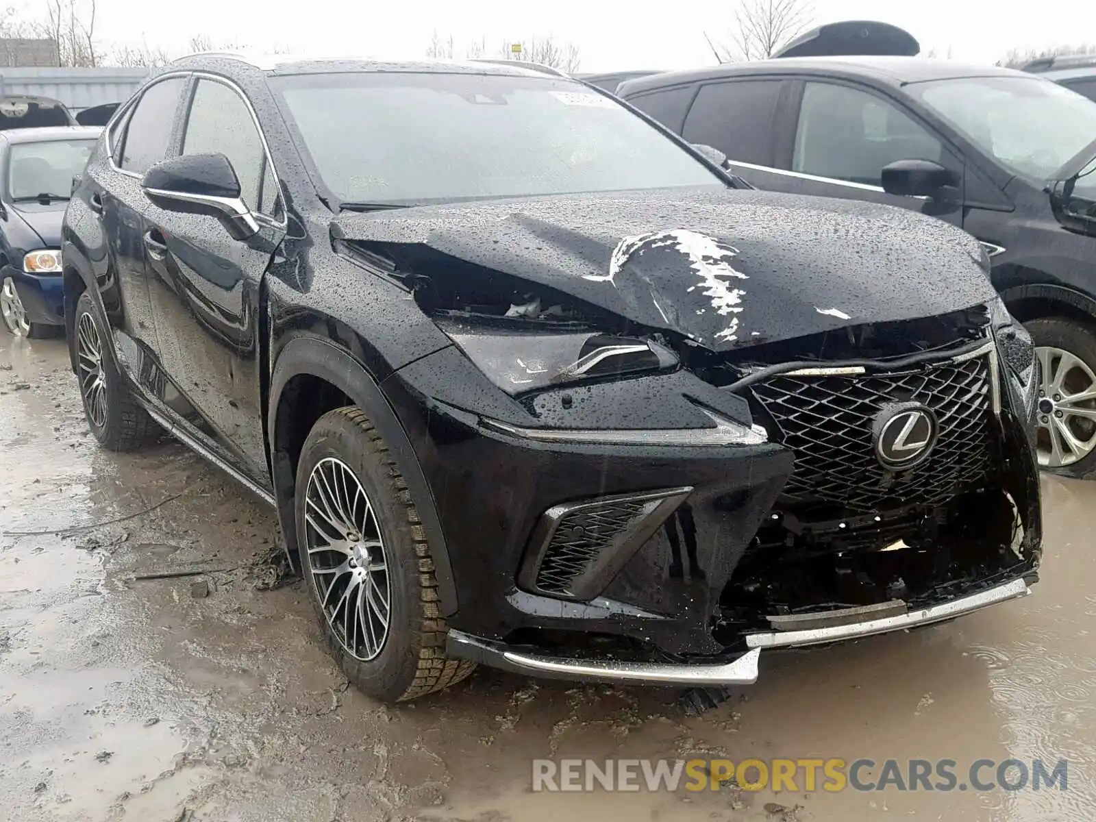 1 Photograph of a damaged car JTJBARBZXK2182543 LEXUS NX 300 2019