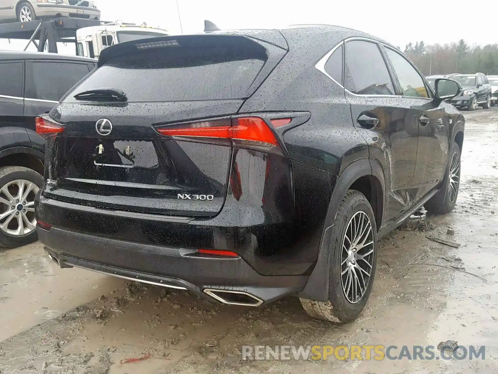 4 Фотография поврежденного автомобиля JTJBARBZXK2182543 LEXUS NX 300 2019