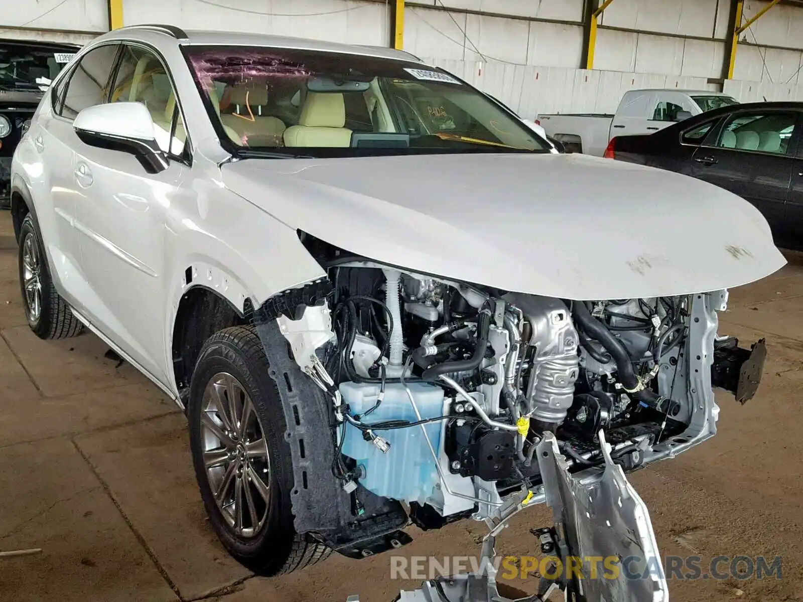 1 Photograph of a damaged car JTJYARBZ0K2121891 LEXUS NX 300 2019