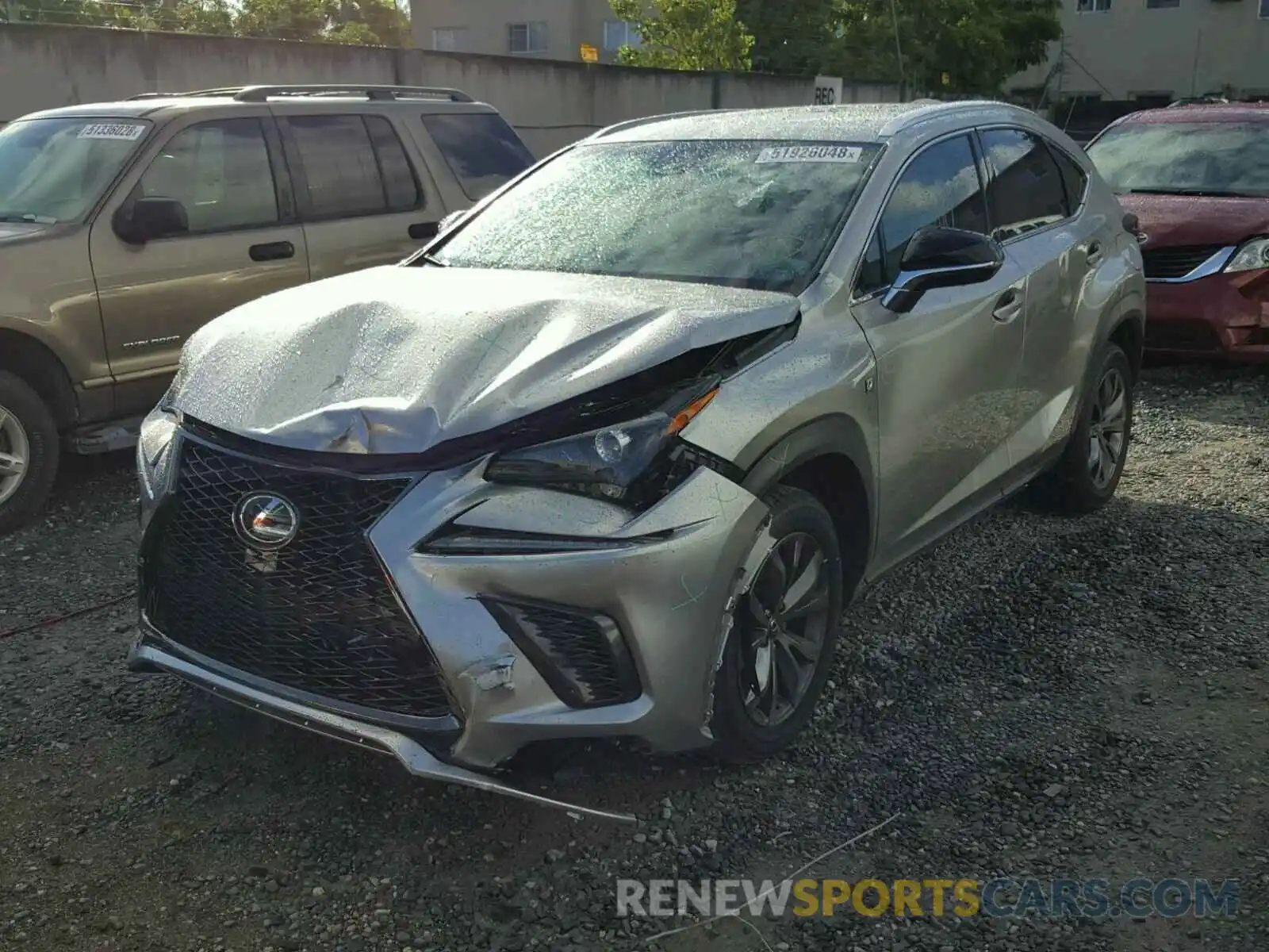 2 Photograph of a damaged car JTJYARBZ0K2122300 LEXUS NX 300 2019