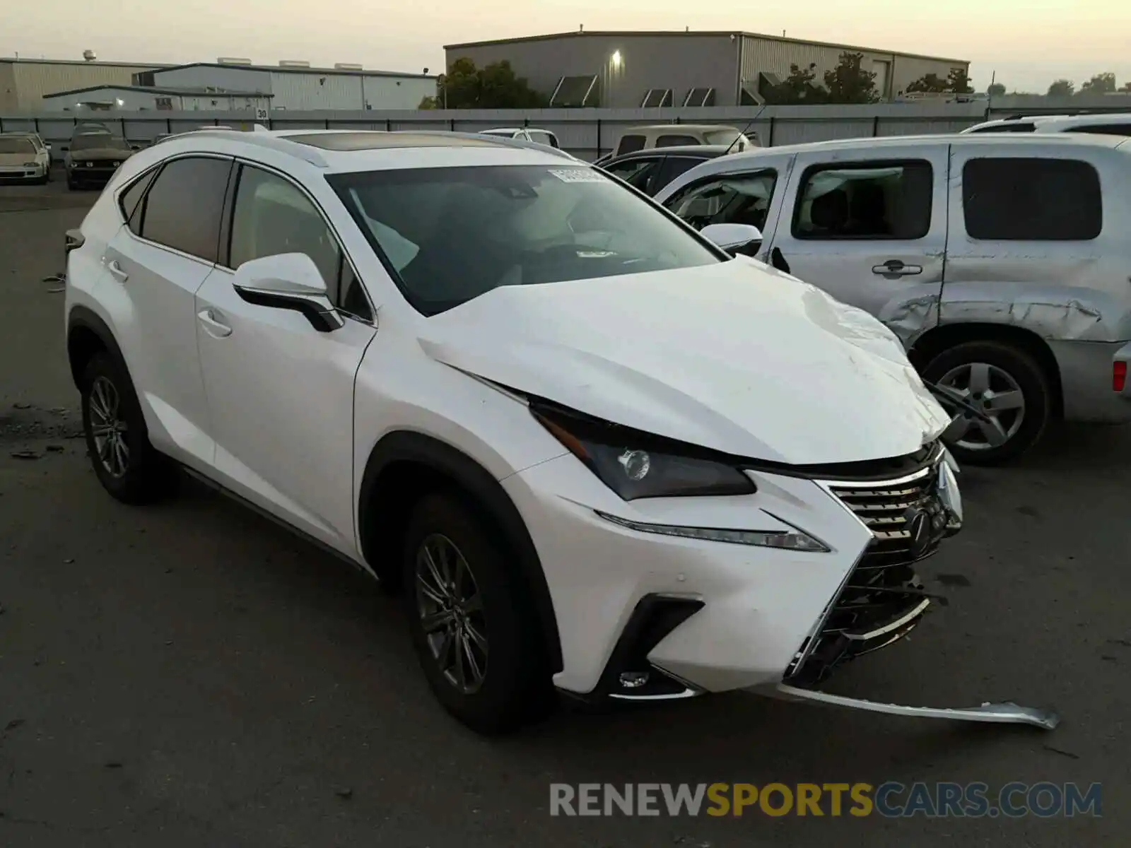 1 Photograph of a damaged car JTJYARBZ1K2120863 LEXUS NX 300 2019