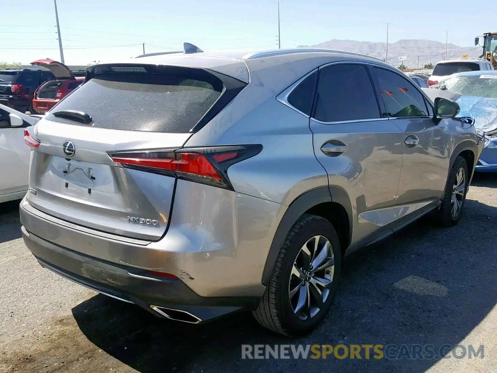 4 Photograph of a damaged car JTJYARBZ1K2121463 LEXUS NX 300 2019