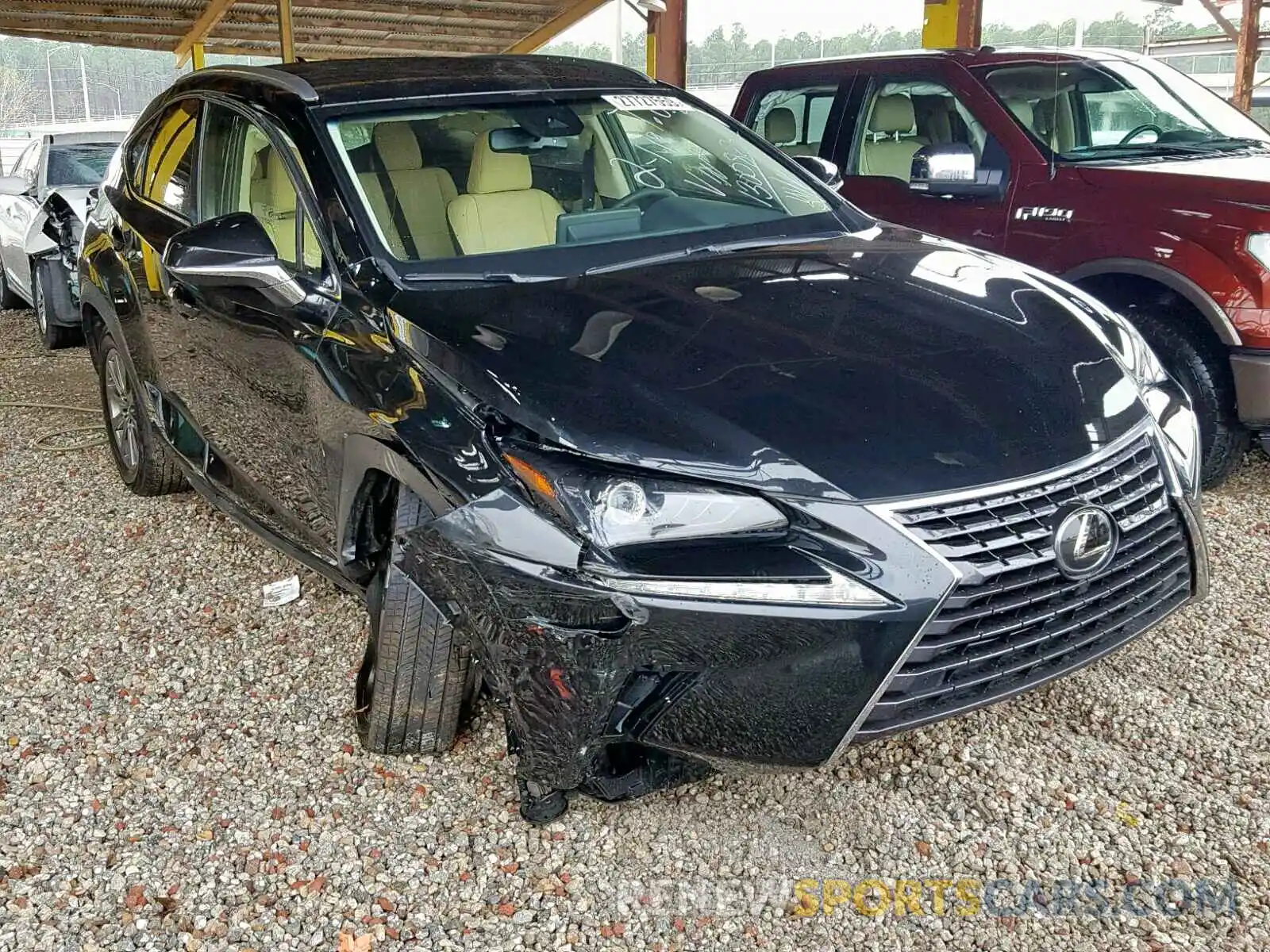 1 Photograph of a damaged car JTJYARBZ1K2130082 LEXUS NX 300 2019