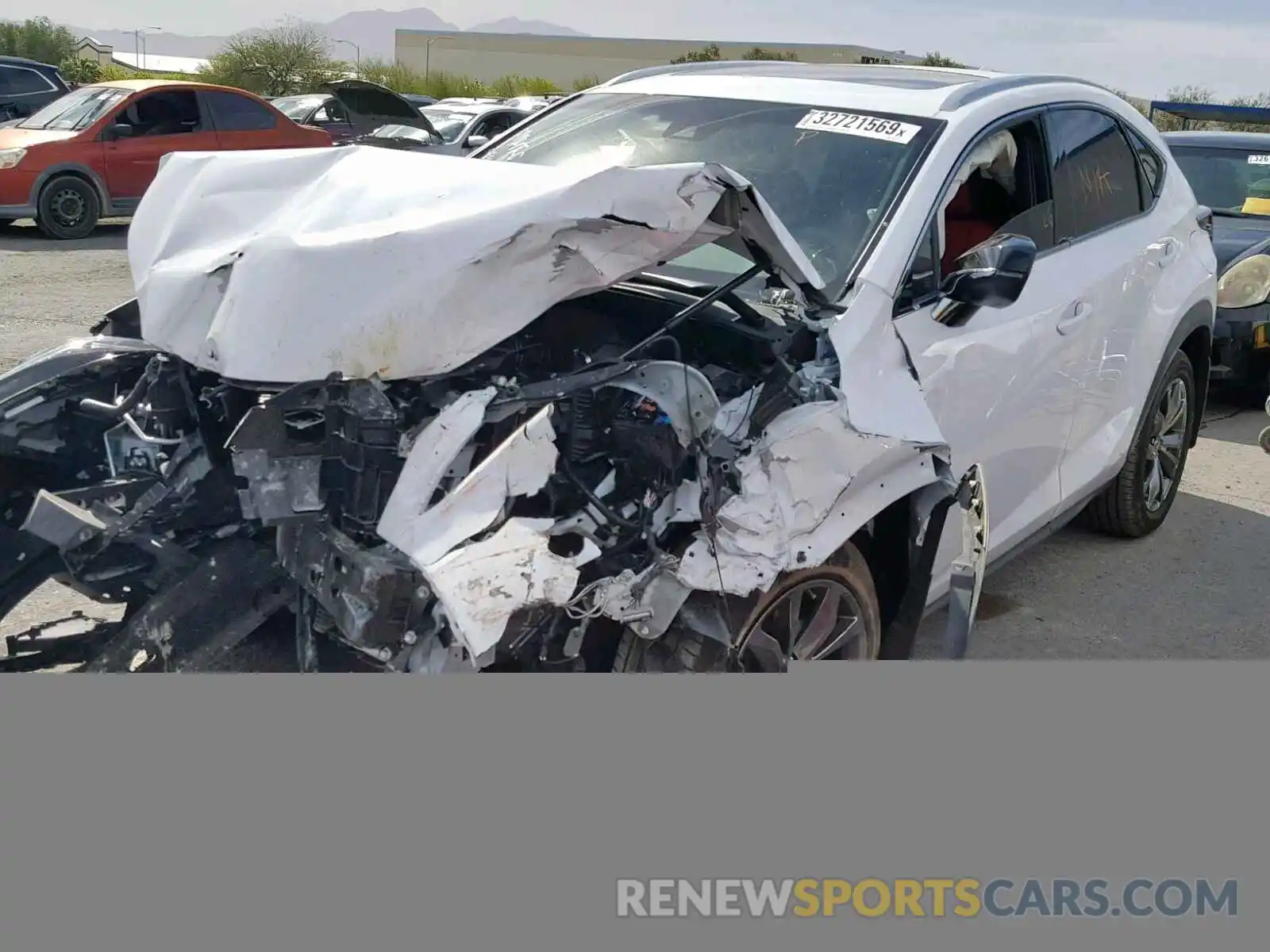 2 Photograph of a damaged car JTJYARBZ1K2138313 LEXUS NX 300 2019