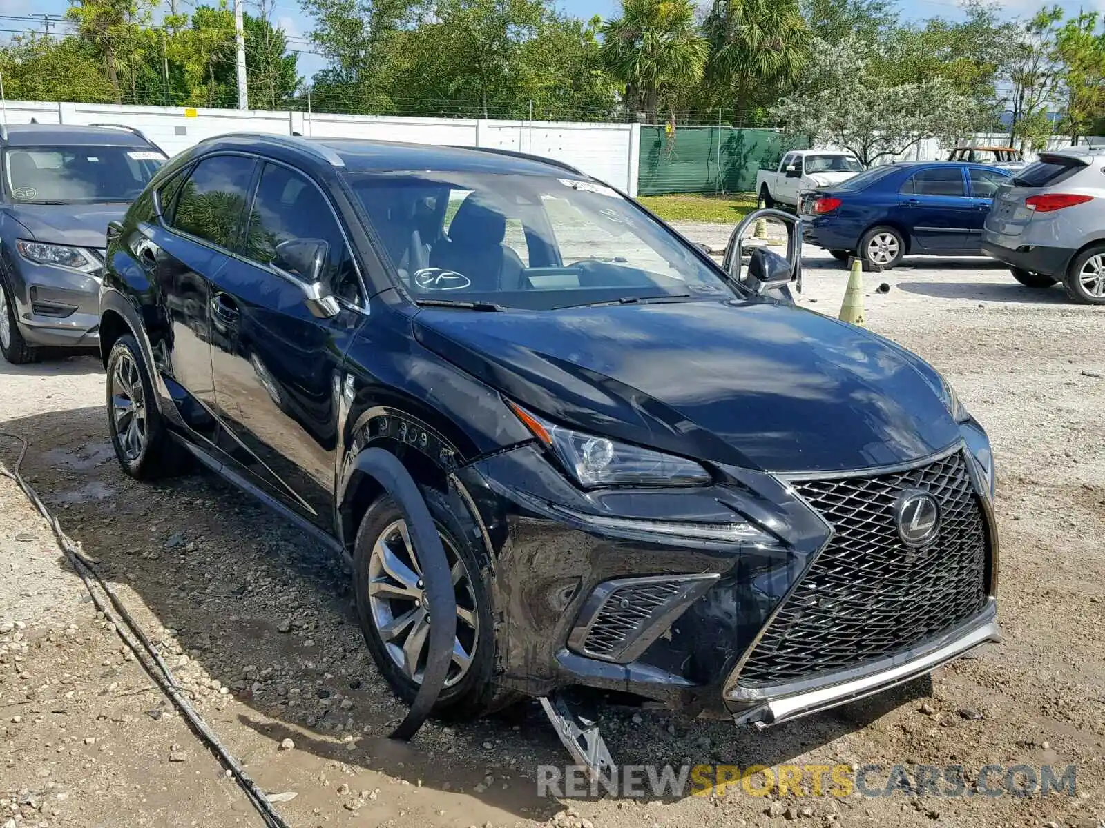 1 Фотография поврежденного автомобиля JTJYARBZ1K2138781 LEXUS NX 300 2019