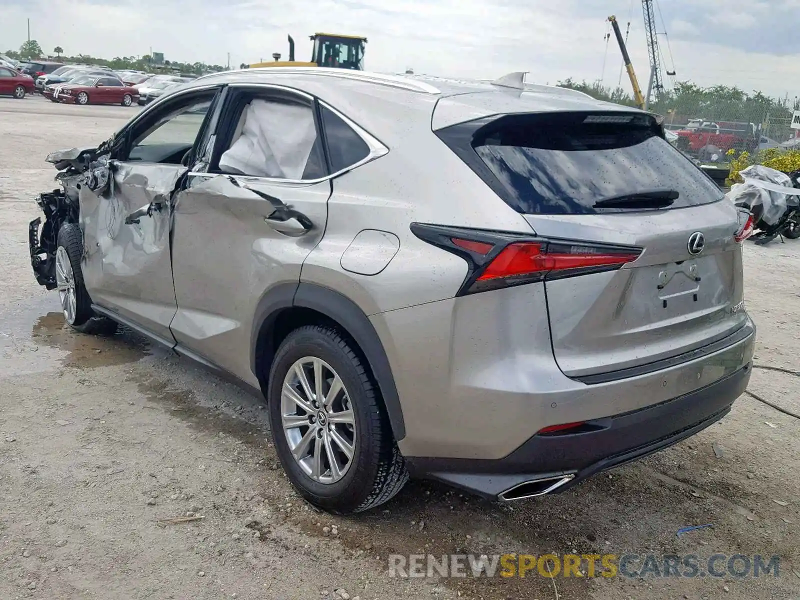 3 Фотография поврежденного автомобиля JTJYARBZ2K2117115 LEXUS NX 300 2019