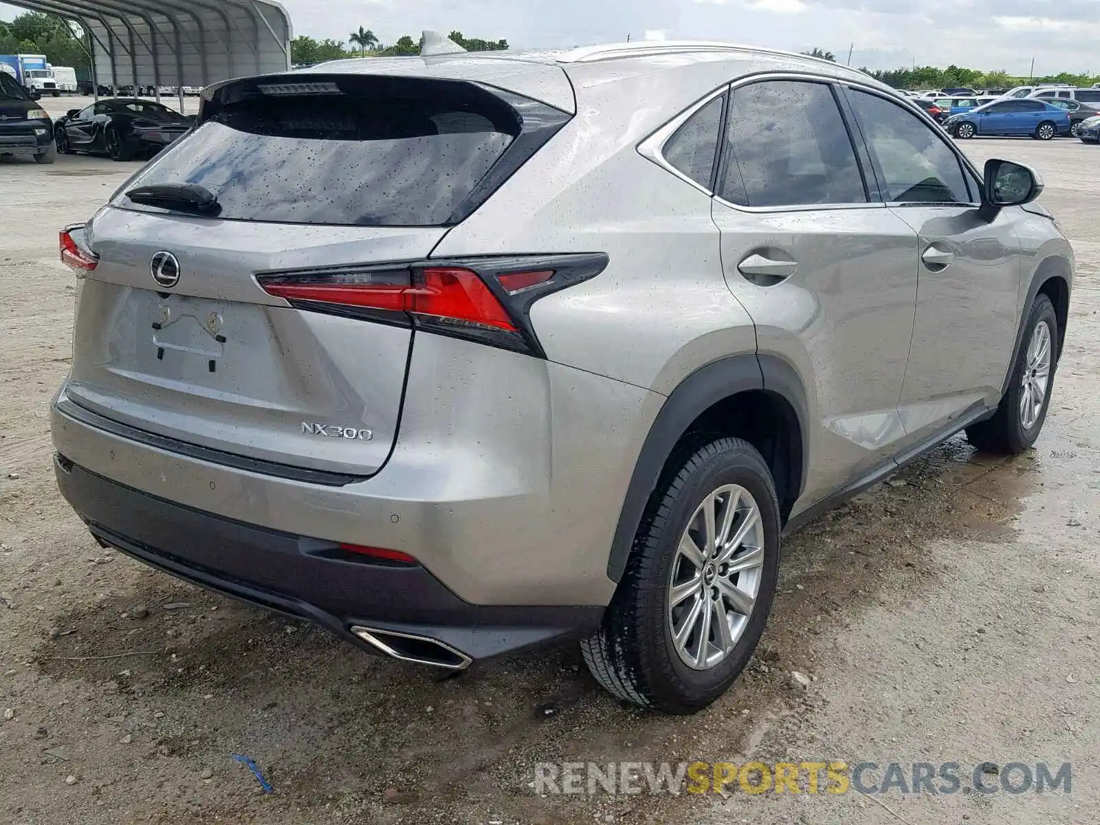 4 Фотография поврежденного автомобиля JTJYARBZ2K2117115 LEXUS NX 300 2019