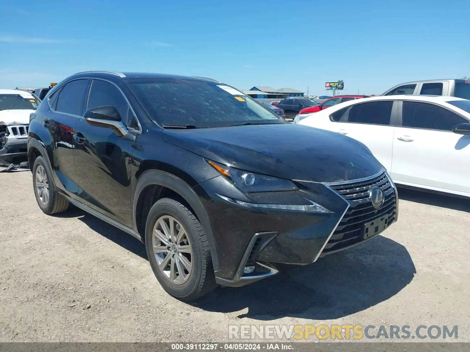 1 Photograph of a damaged car JTJYARBZ3K2118399 LEXUS NX 300 2019