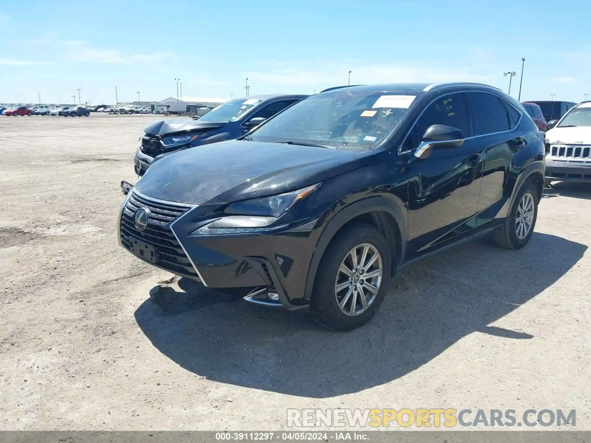 2 Фотография поврежденного автомобиля JTJYARBZ3K2118399 LEXUS NX 300 2019