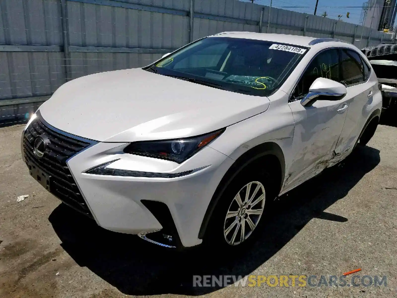 2 Photograph of a damaged car JTJYARBZ3K2154237 LEXUS NX 300 2019