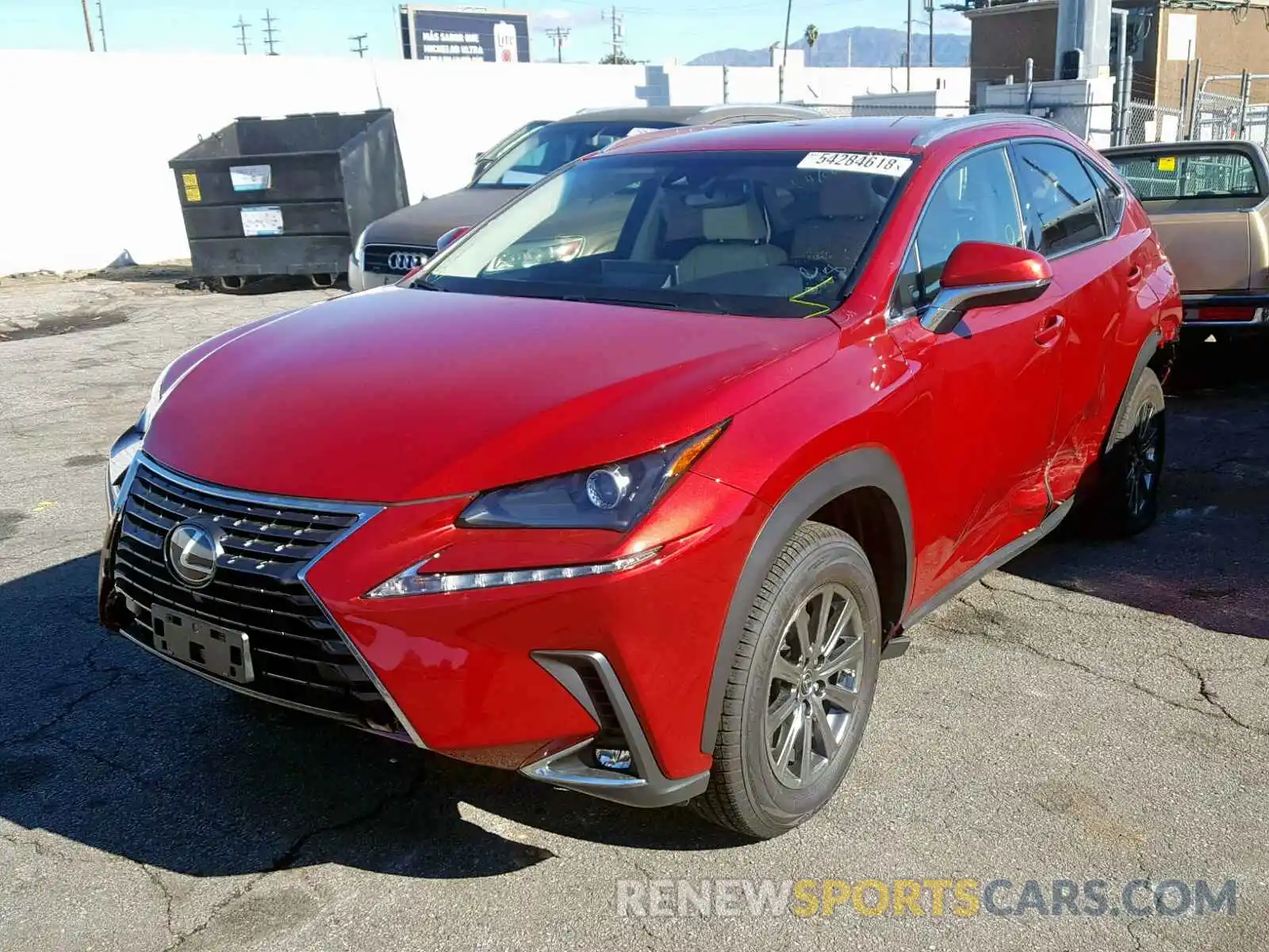 2 Photograph of a damaged car JTJYARBZ4K2117567 LEXUS NX 300 2019