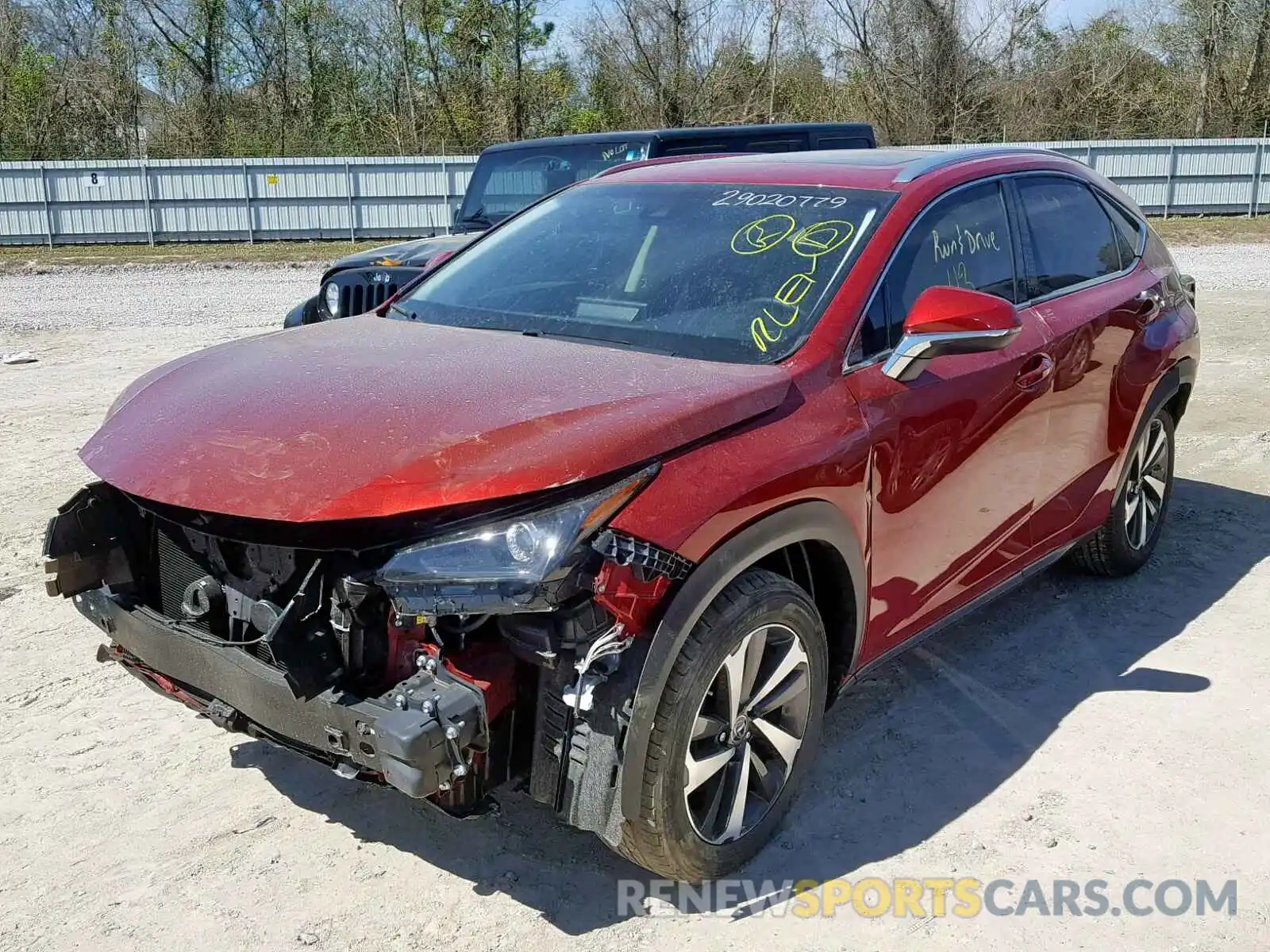 2 Photograph of a damaged car JTJYARBZ4K2123711 LEXUS NX 300 2019