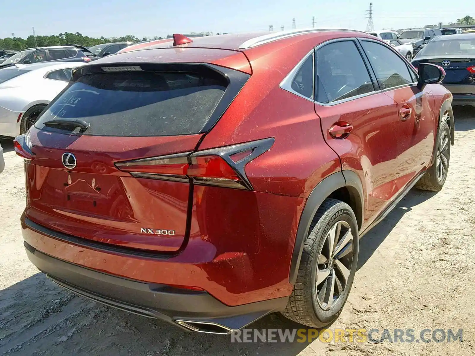 4 Photograph of a damaged car JTJYARBZ4K2123711 LEXUS NX 300 2019