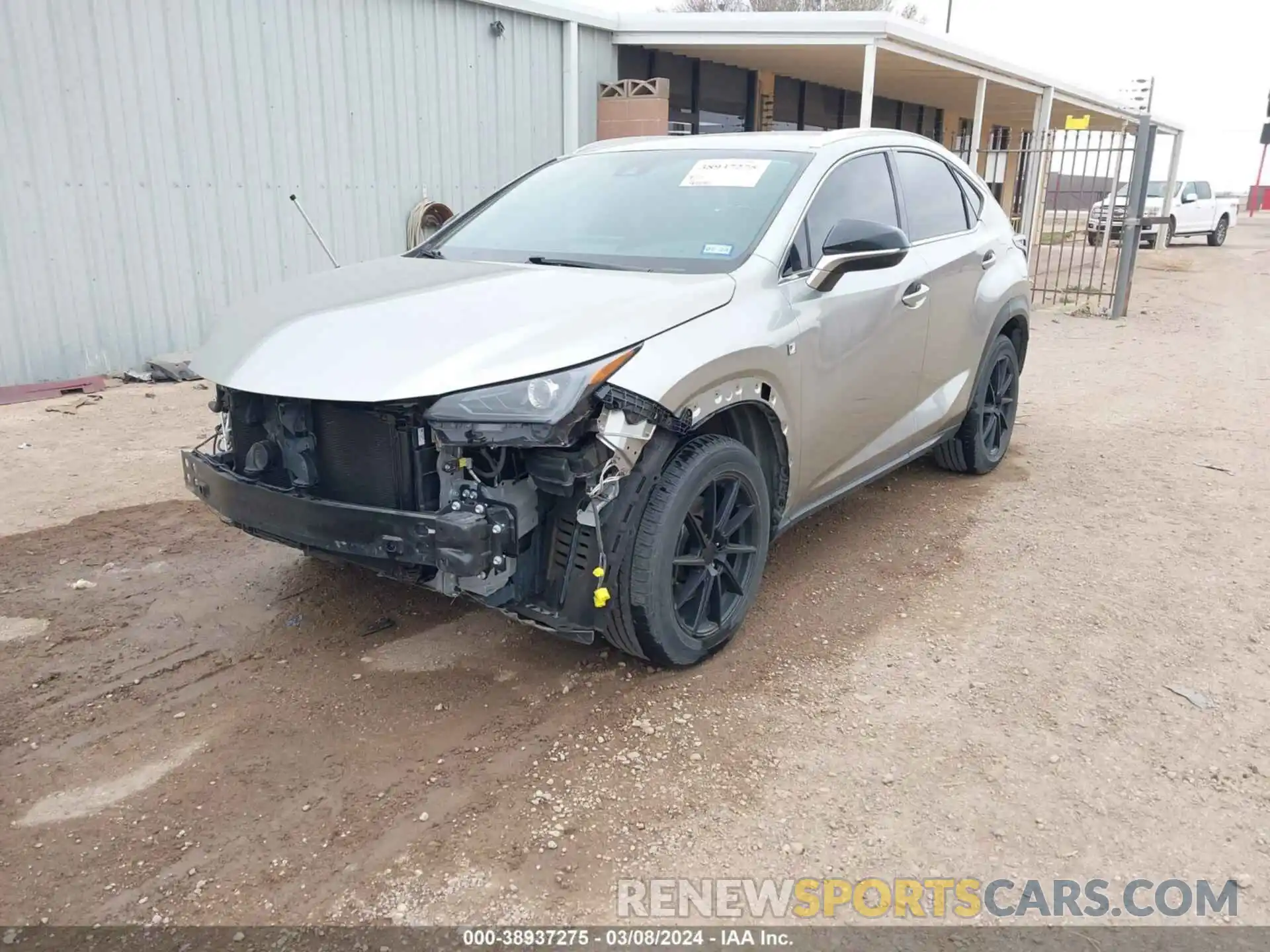 2 Фотография поврежденного автомобиля JTJYARBZ4K2150679 LEXUS NX 300 2019