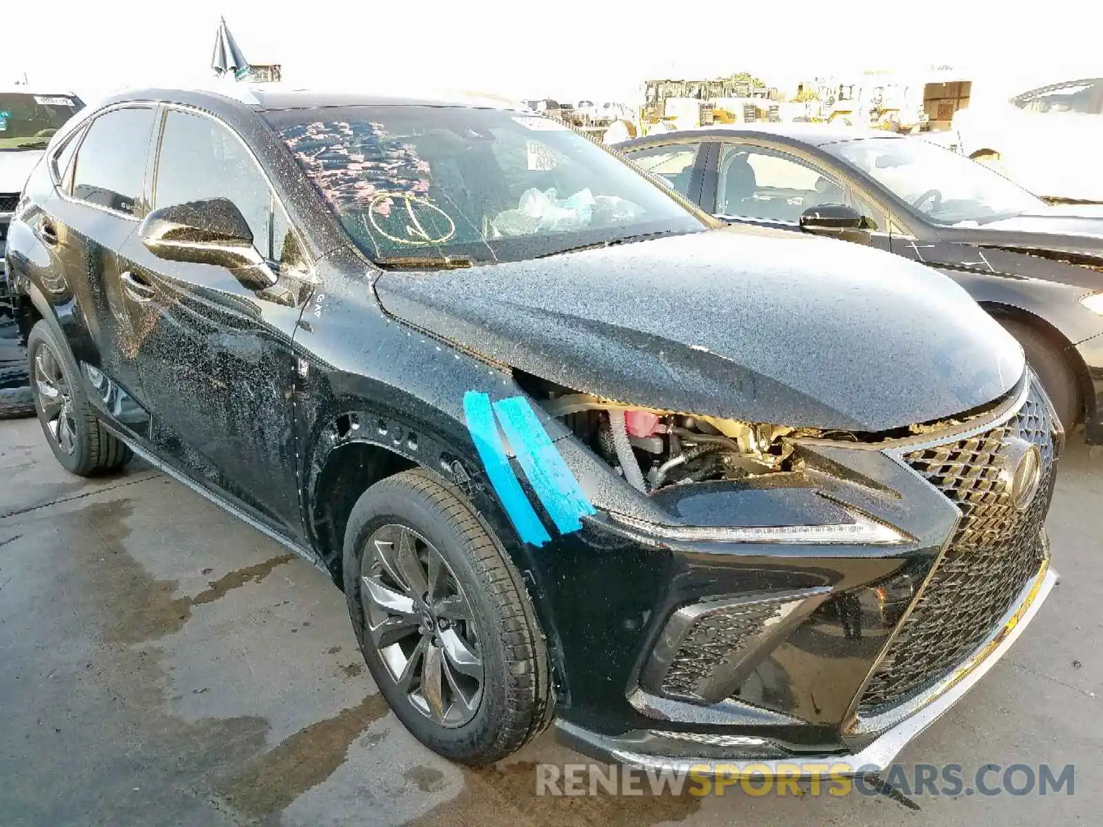 1 Photograph of a damaged car JTJYARBZ4K2157289 LEXUS NX 300 2019