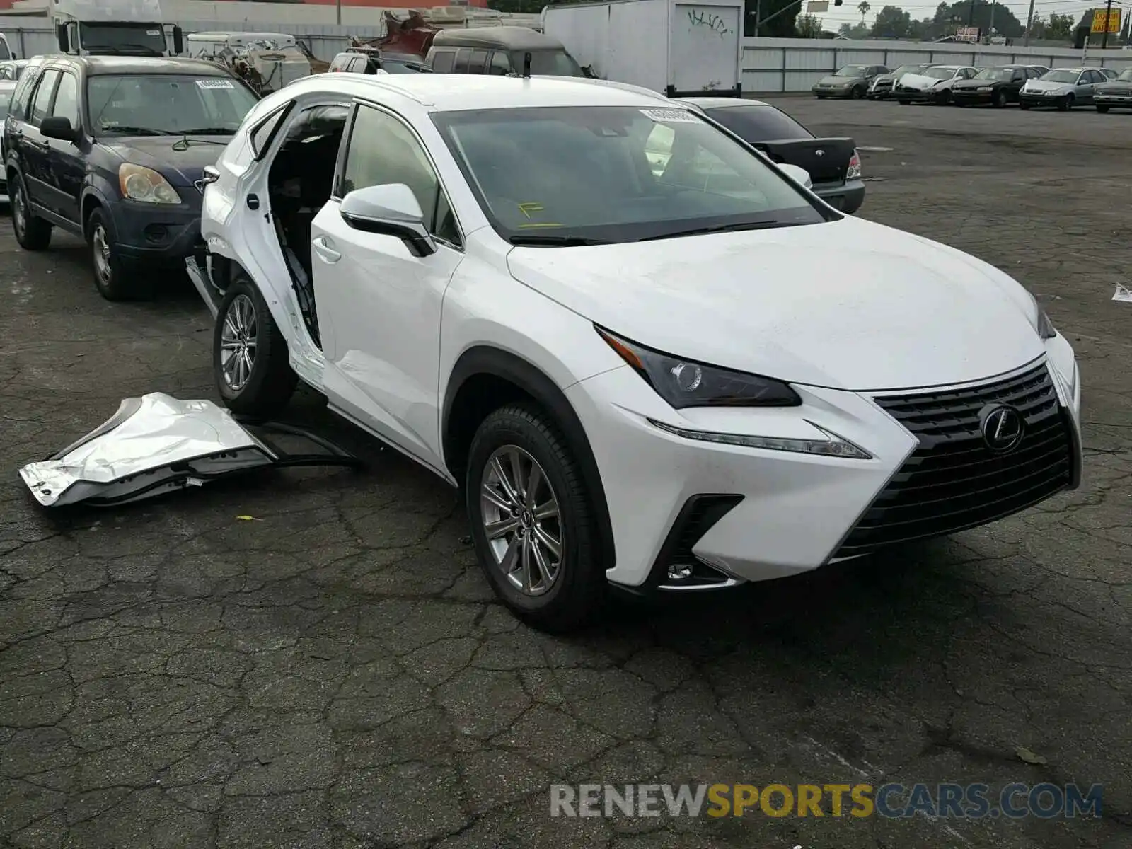 1 Photograph of a damaged car JTJYARBZ5K2119828 LEXUS NX 300 2019