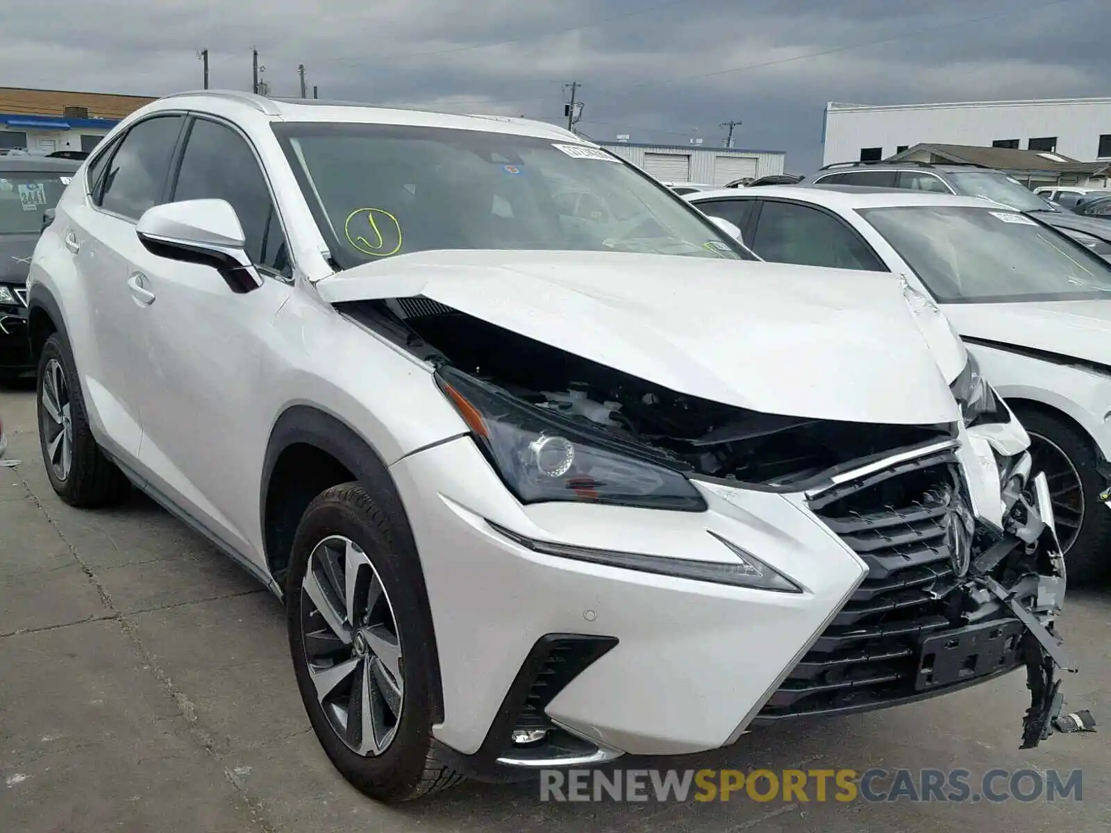 1 Photograph of a damaged car JTJYARBZ5K2124754 LEXUS NX 300 2019