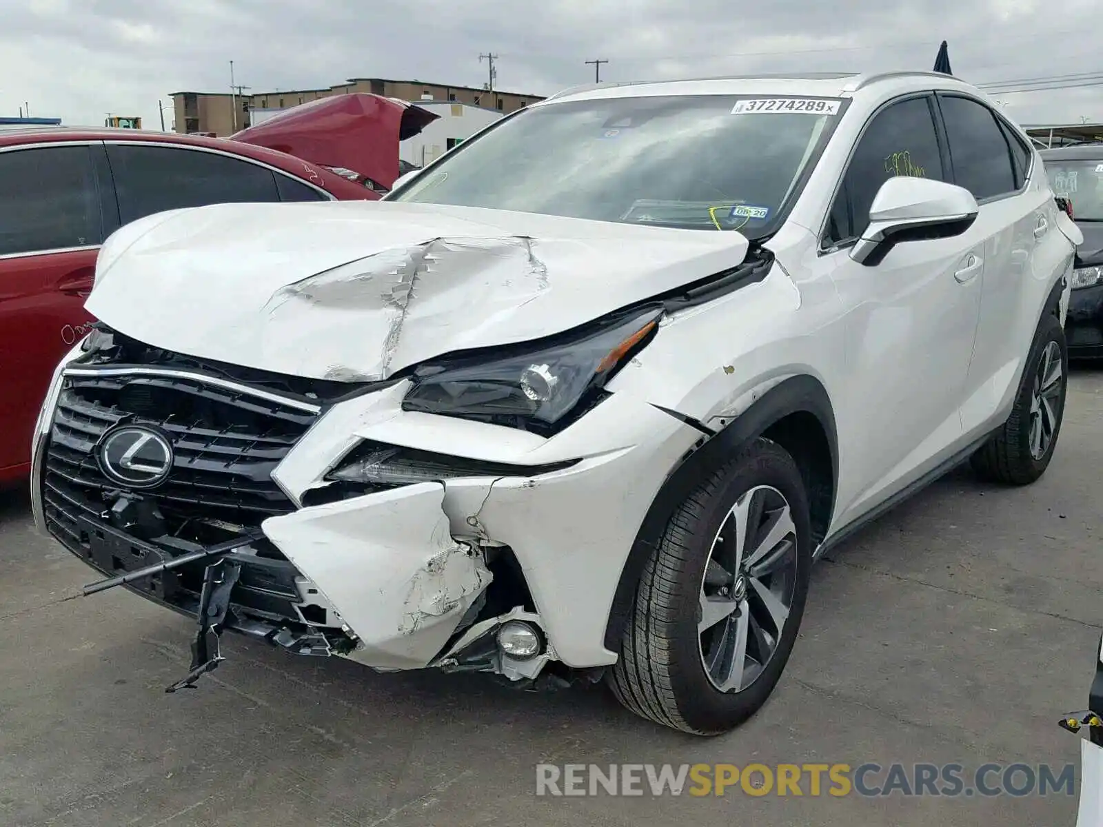 2 Photograph of a damaged car JTJYARBZ5K2124754 LEXUS NX 300 2019