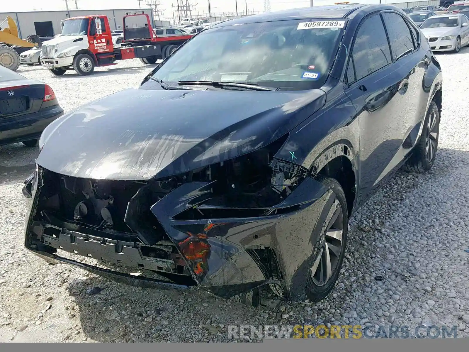 2 Photograph of a damaged car JTJYARBZ5K2129582 LEXUS NX 300 2019