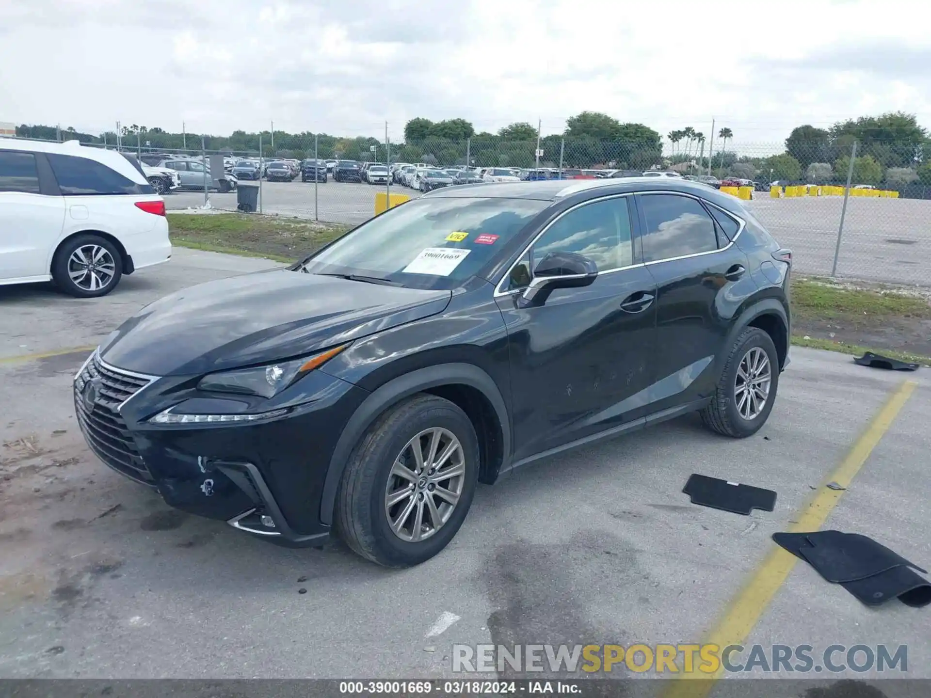 2 Photograph of a damaged car JTJYARBZ5K2154482 LEXUS NX 300 2019