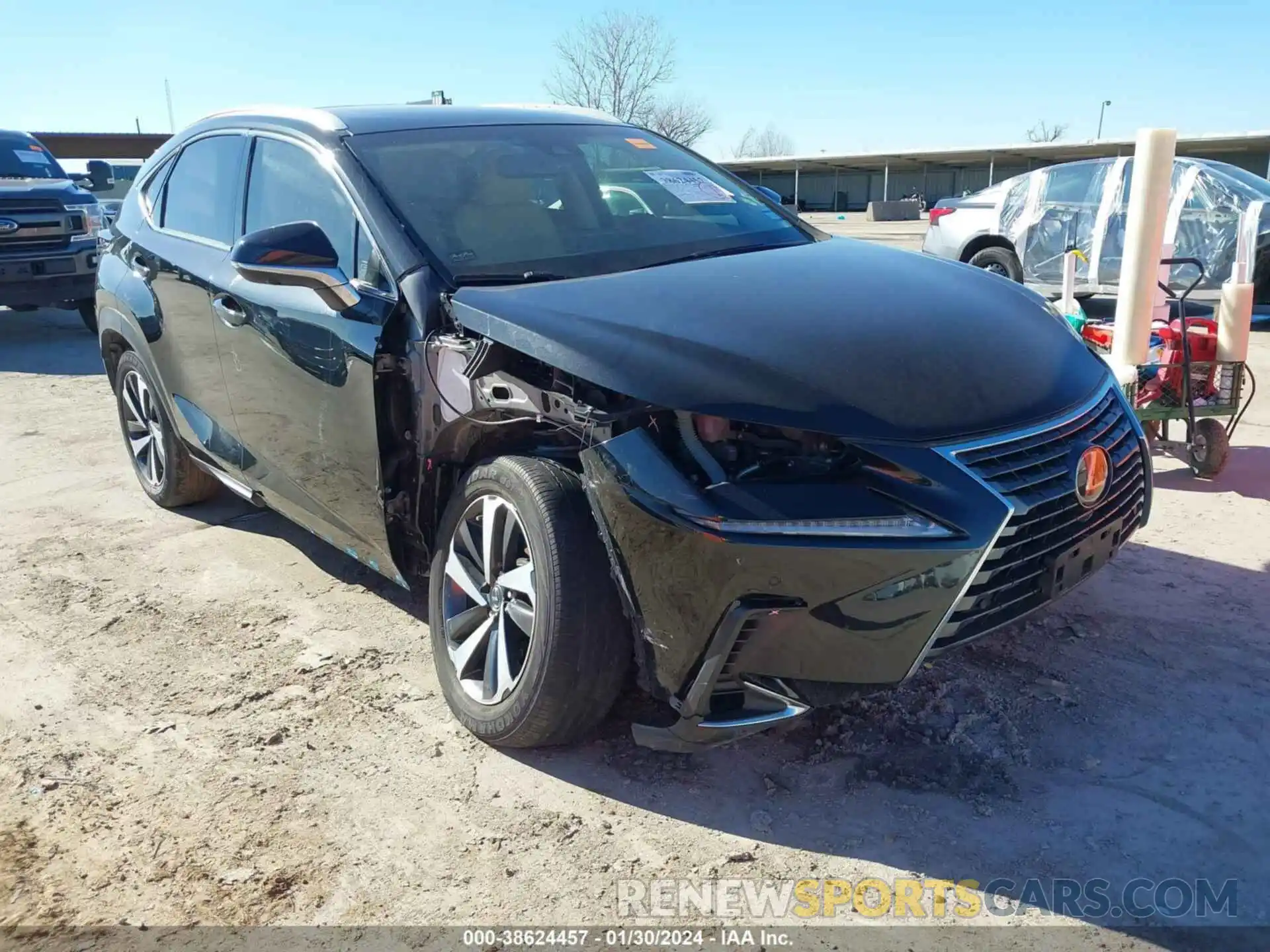 1 Photograph of a damaged car JTJYARBZ6K2156502 LEXUS NX 300 2019