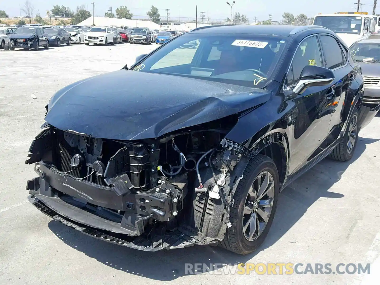 2 Photograph of a damaged car JTJYARBZ8K2116986 LEXUS NX 300 2019