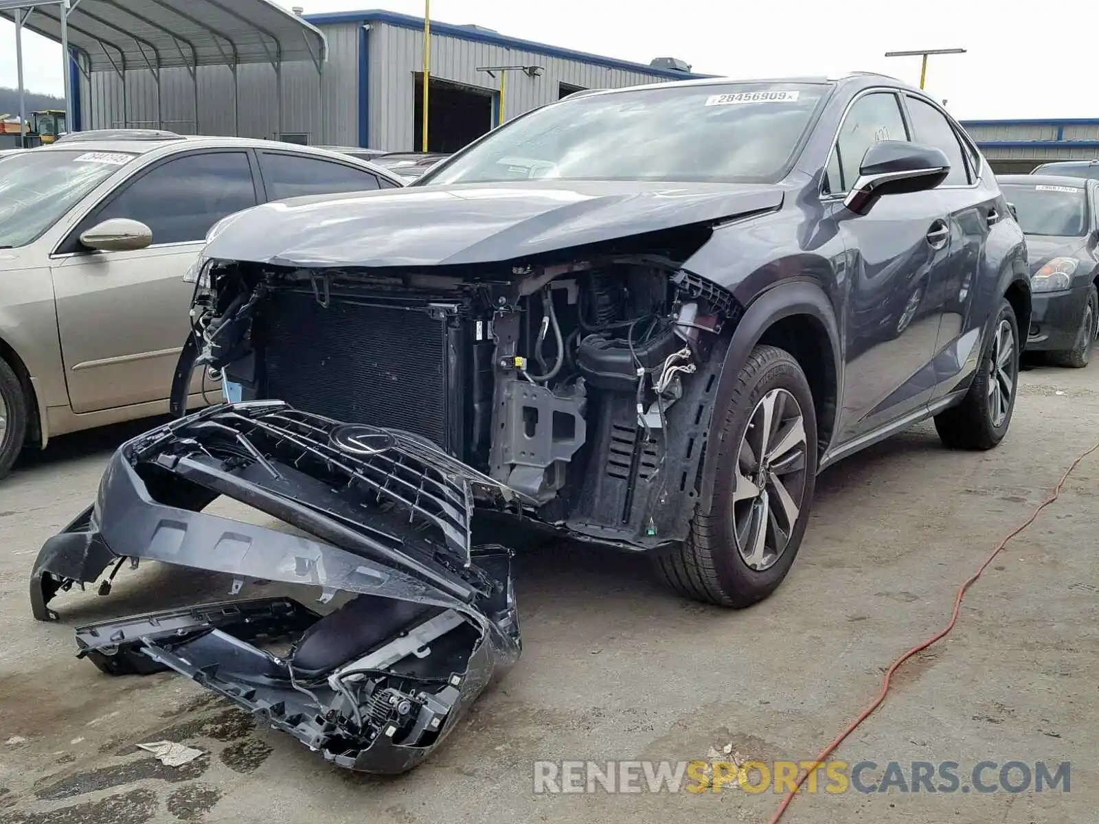 2 Фотография поврежденного автомобиля JTJYARBZ8K2118110 LEXUS NX 300 2019