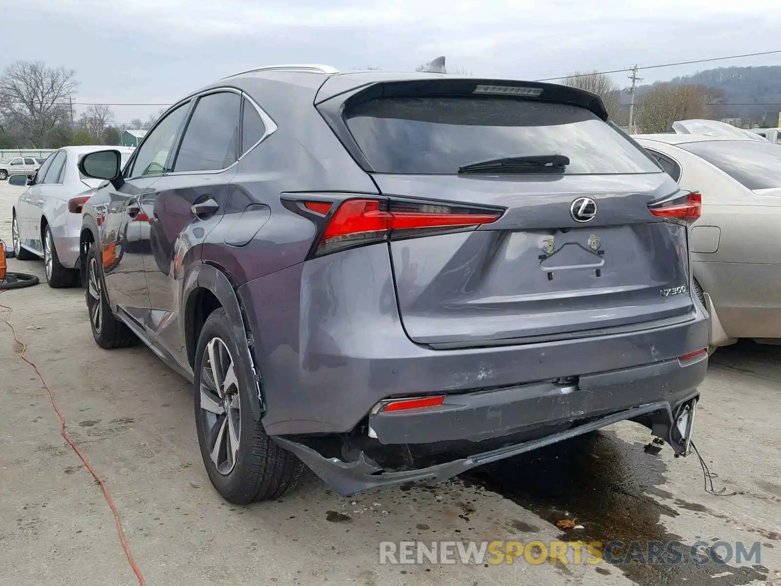 3 Фотография поврежденного автомобиля JTJYARBZ8K2118110 LEXUS NX 300 2019