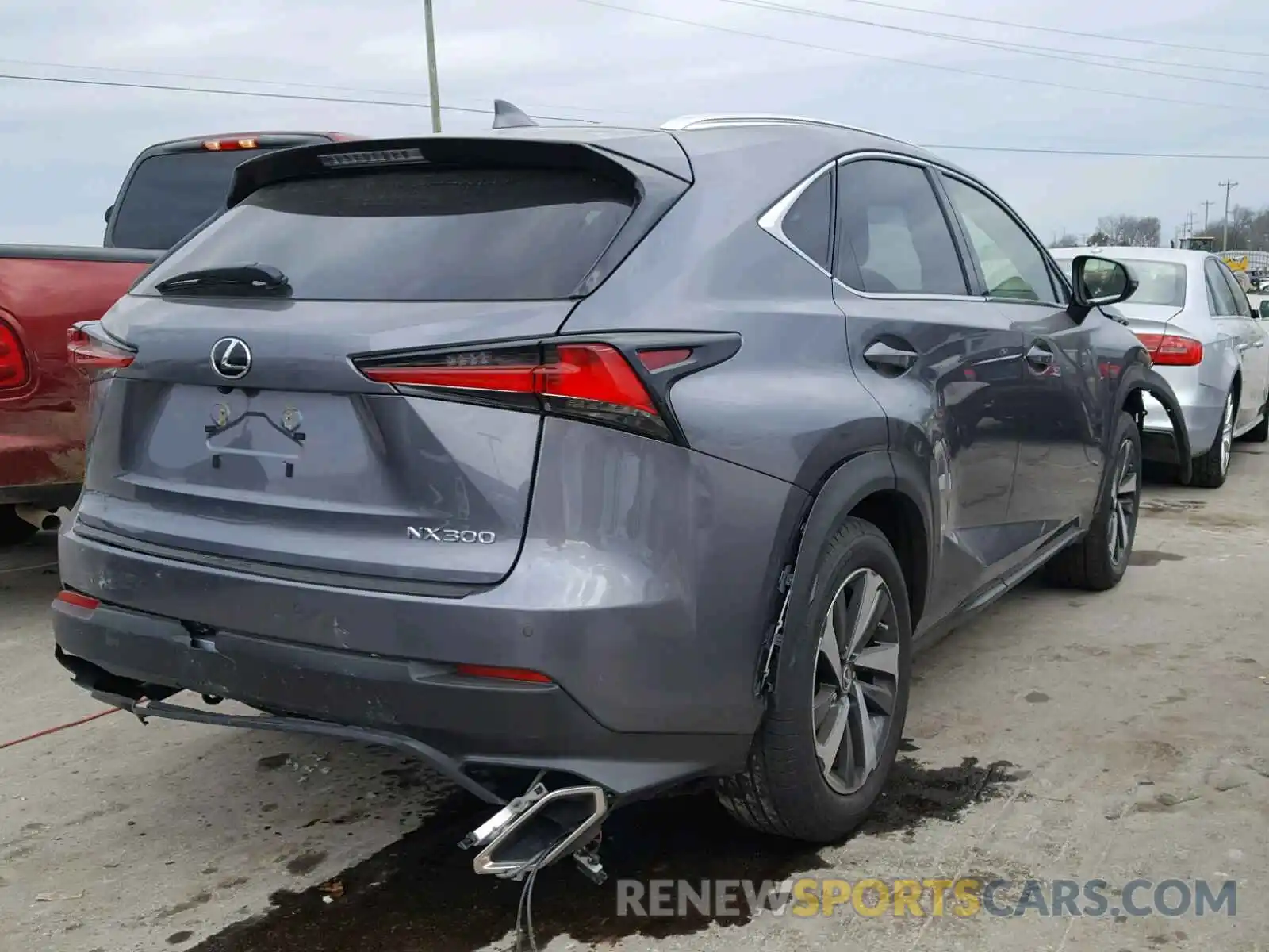 4 Фотография поврежденного автомобиля JTJYARBZ8K2118110 LEXUS NX 300 2019