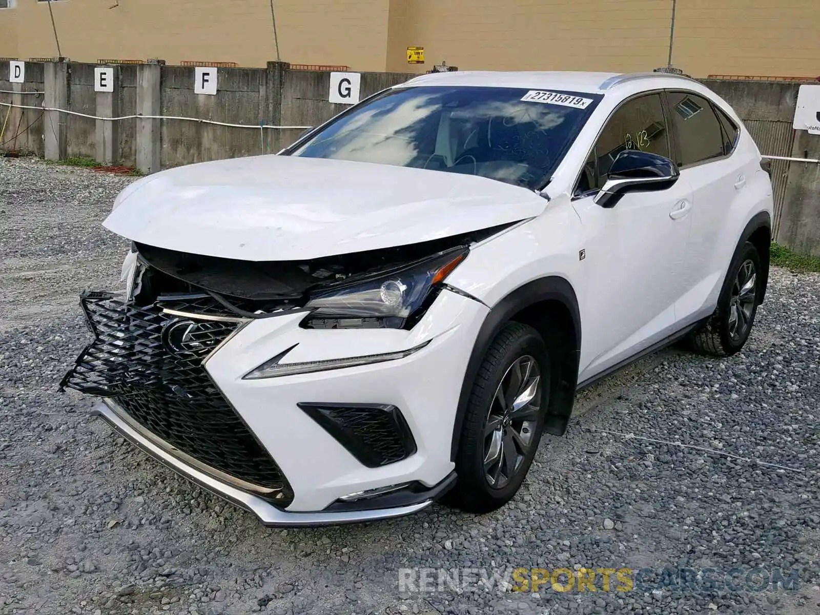 2 Фотография поврежденного автомобиля JTJYARBZ8K2128846 LEXUS NX 300 2019