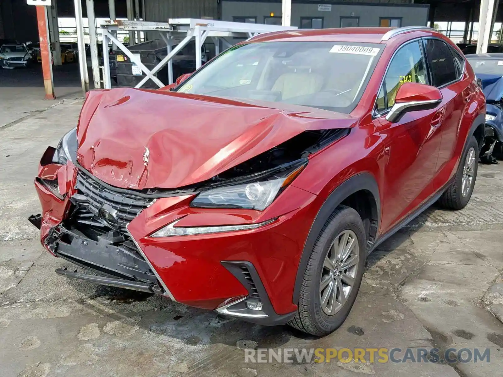 2 Photograph of a damaged car JTJYARBZ9K2125325 LEXUS NX 300 2019