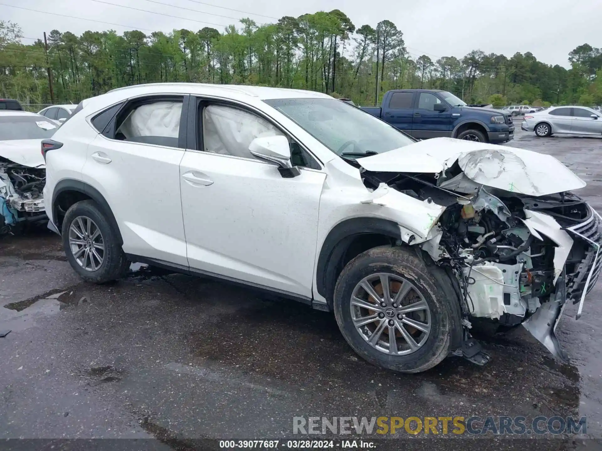 1 Photograph of a damaged car JTJYARBZ9K2132873 LEXUS NX 300 2019