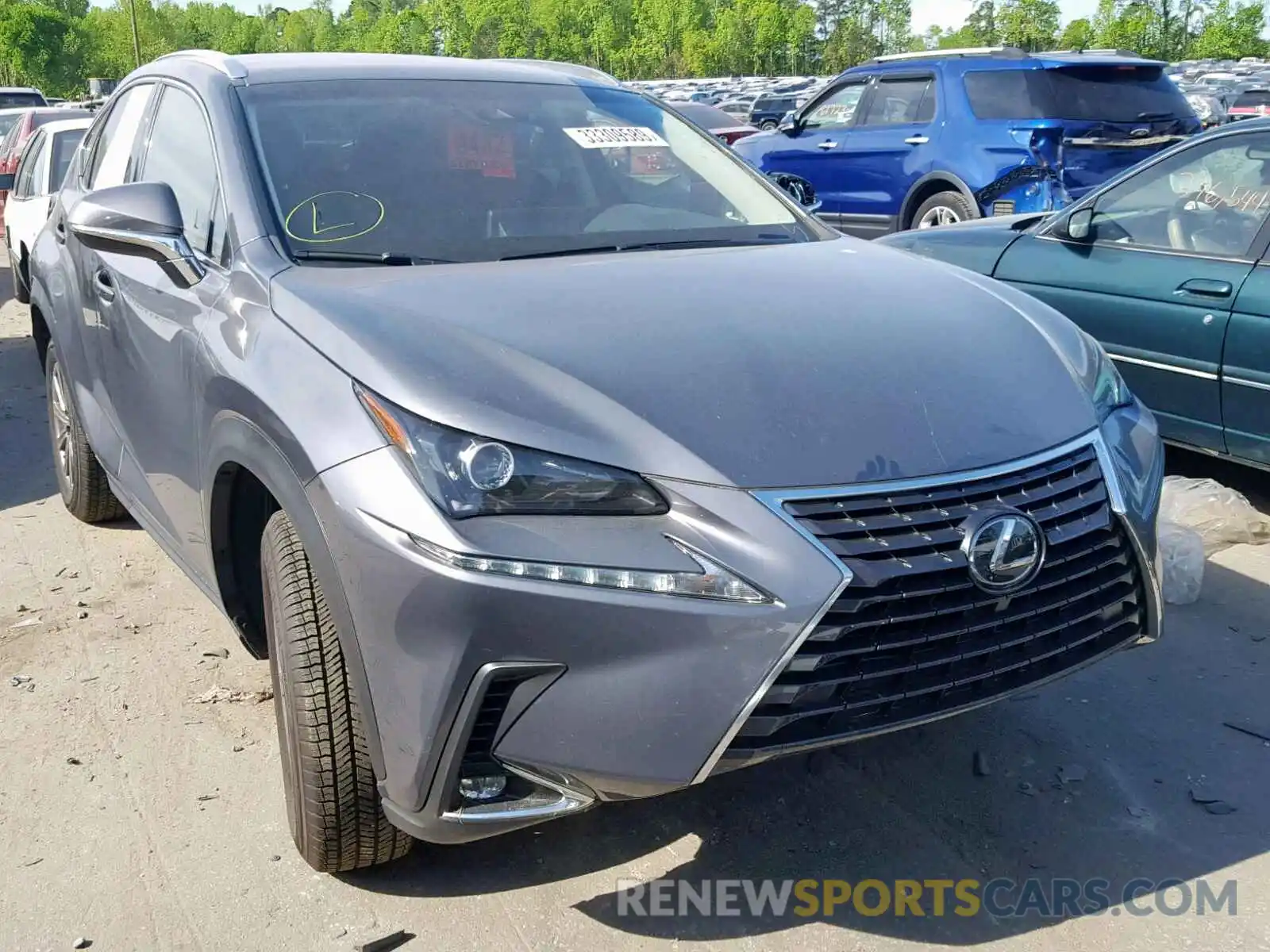 1 Photograph of a damaged car JTJYARBZ9K2137670 LEXUS NX 300 2019