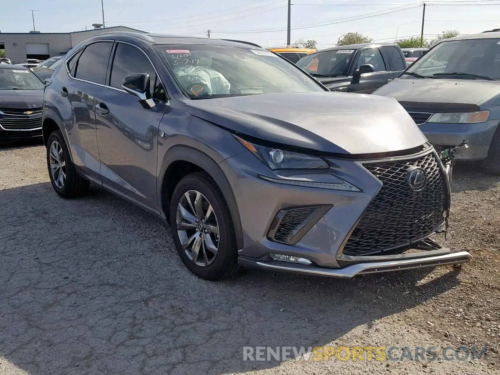 1 Photograph of a damaged car JTJYARBZ9K2151164 LEXUS NX 300 2019