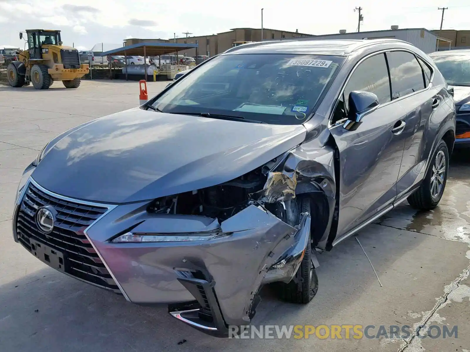 2 Фотография поврежденного автомобиля JTJYARBZXK2123339 LEXUS NX 300 2019