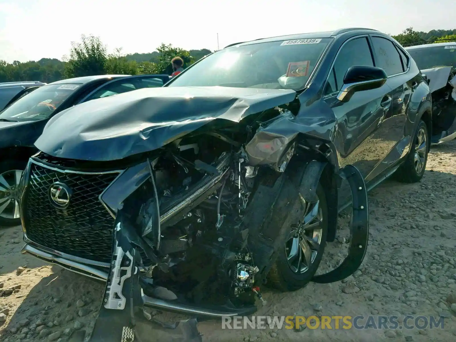 2 Фотография поврежденного автомобиля JTJYARBZXK2136348 LEXUS NX 300 2019