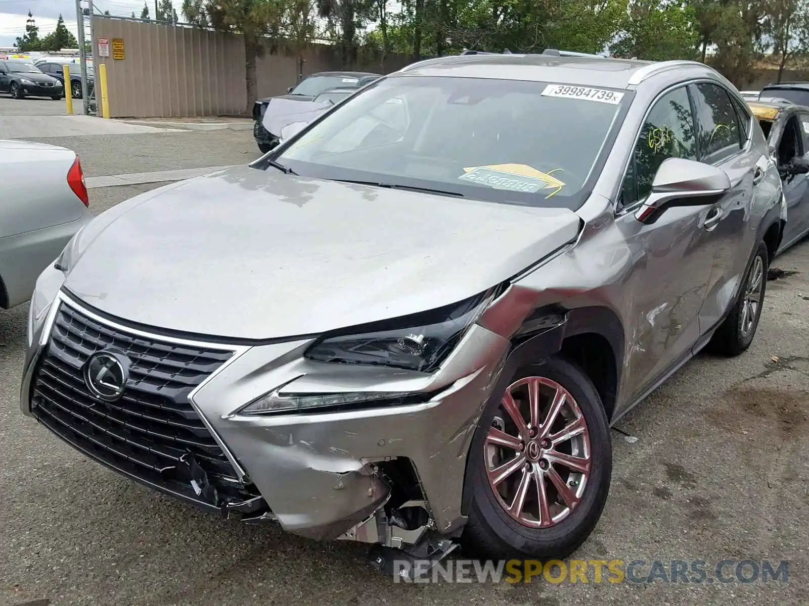 2 Фотография поврежденного автомобиля JTJYARBZXK2138892 LEXUS NX 300 2019