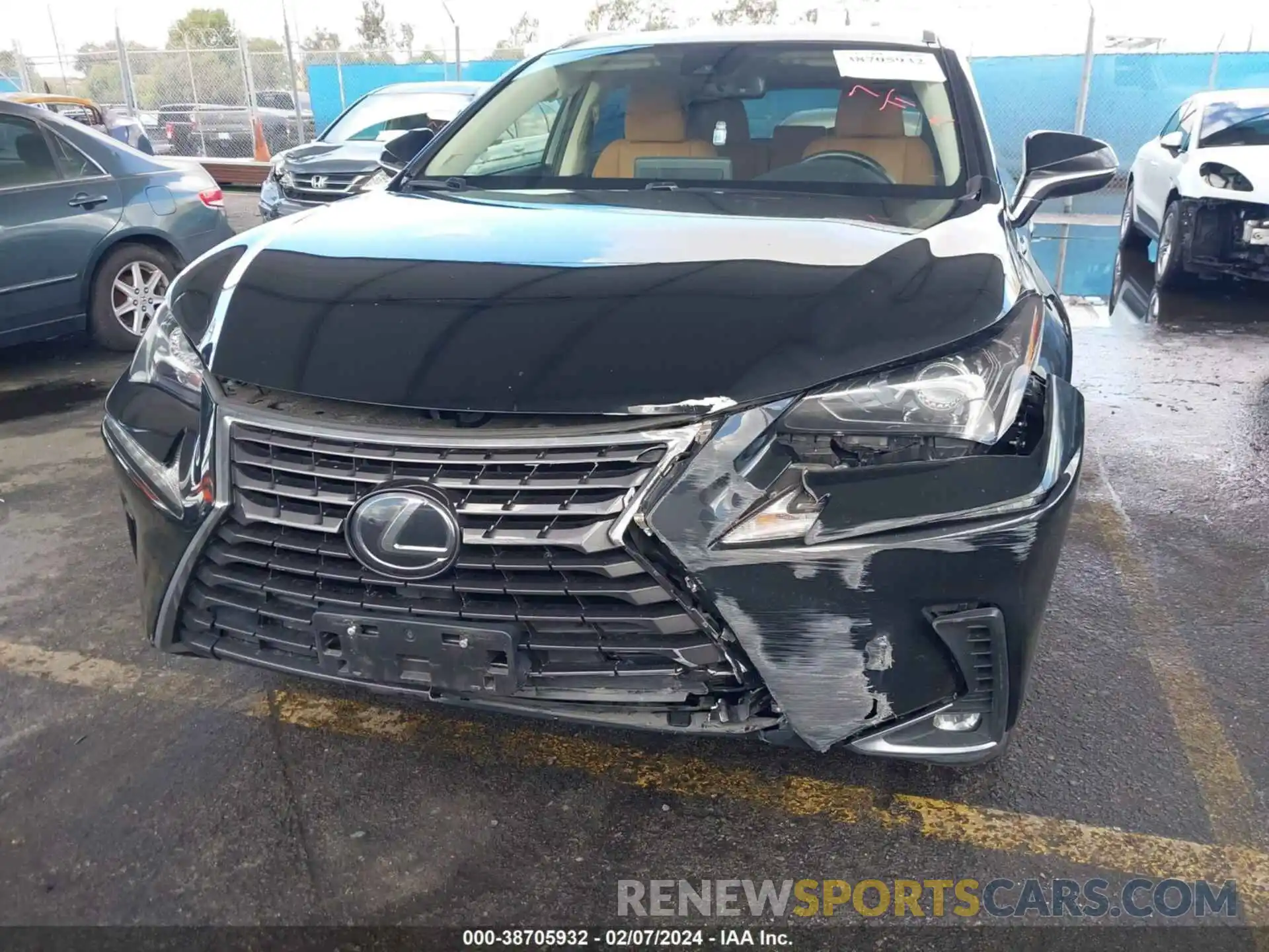 6 Photograph of a damaged car JTJAARBZ8L2173806 LEXUS NX 300 2020