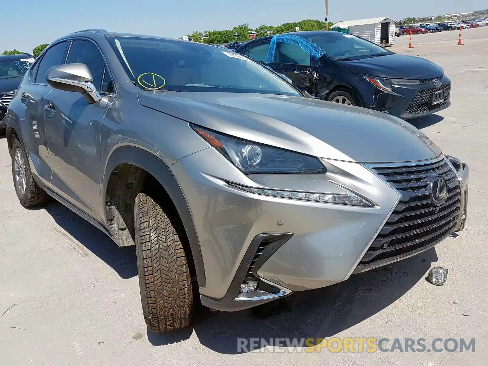 1 Photograph of a damaged car JTJDARBZ0L5004472 LEXUS NX 300 2020