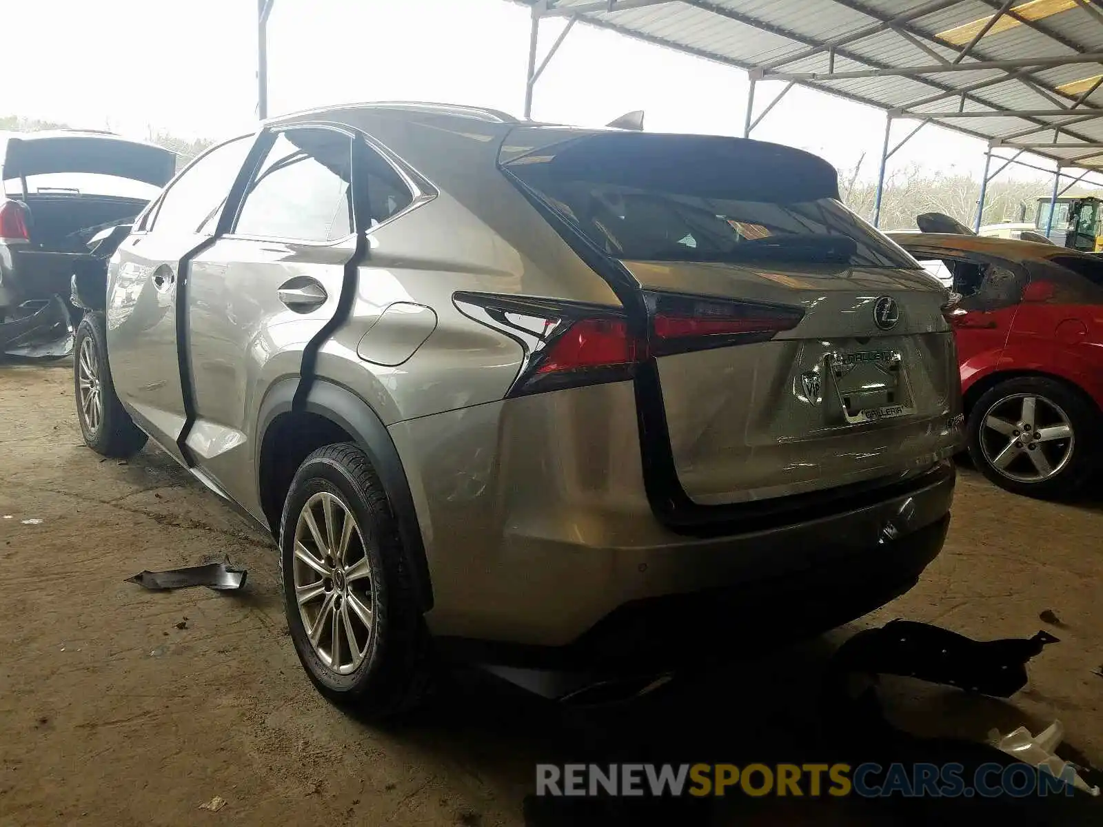 3 Photograph of a damaged car JTJDARBZ0L5011499 LEXUS NX 300 2020