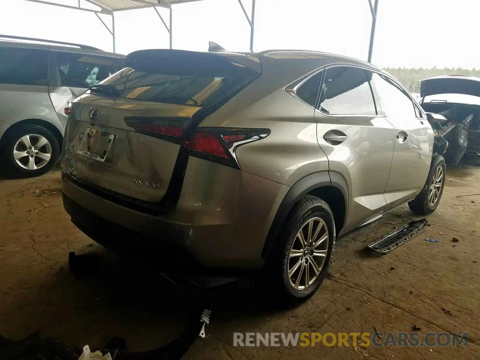 4 Photograph of a damaged car JTJDARBZ0L5011499 LEXUS NX 300 2020