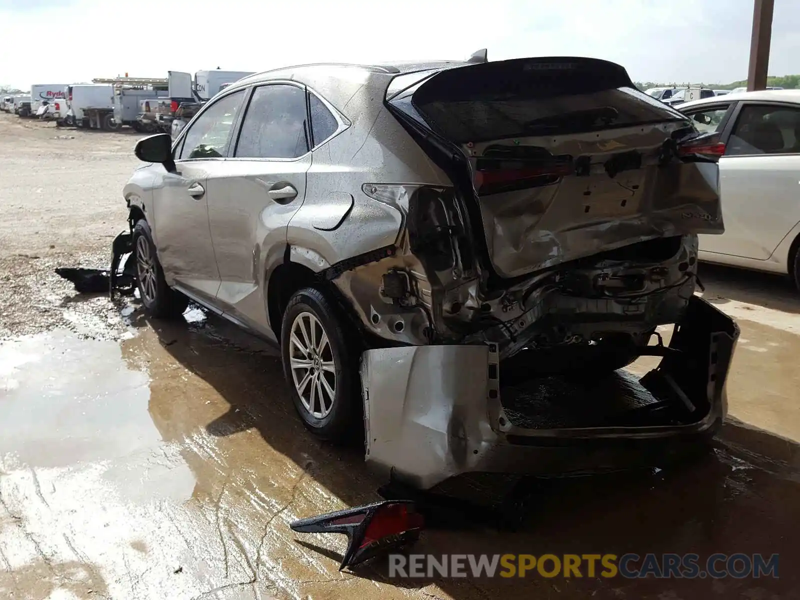 3 Photograph of a damaged car JTJDARBZ2L5010015 LEXUS NX 300 2020