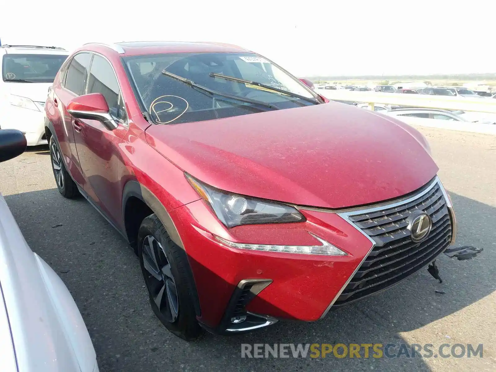 1 Photograph of a damaged car JTJDARBZ5L2162615 LEXUS NX 300 2020