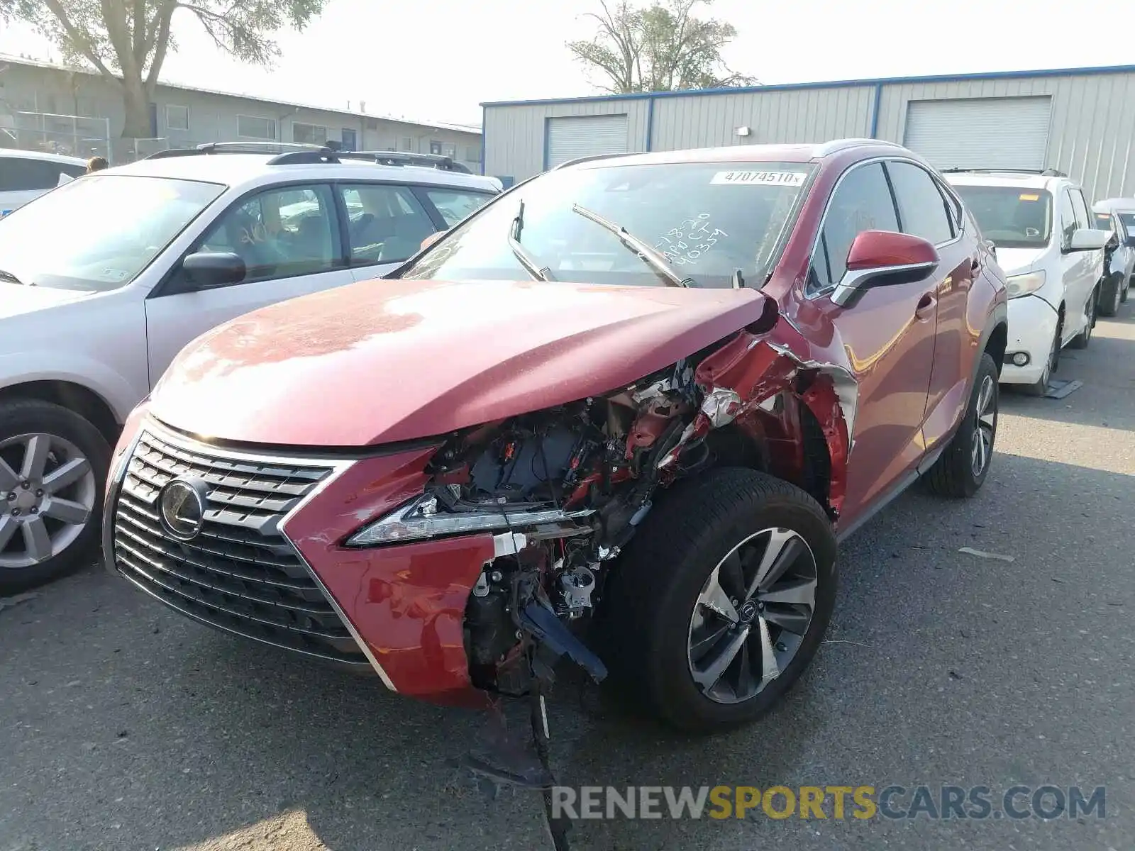 2 Photograph of a damaged car JTJDARBZ5L2162615 LEXUS NX 300 2020