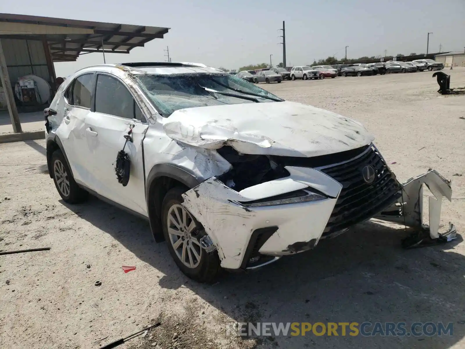 1 Photograph of a damaged car JTJDARBZ6L5009594 LEXUS NX 300 2020