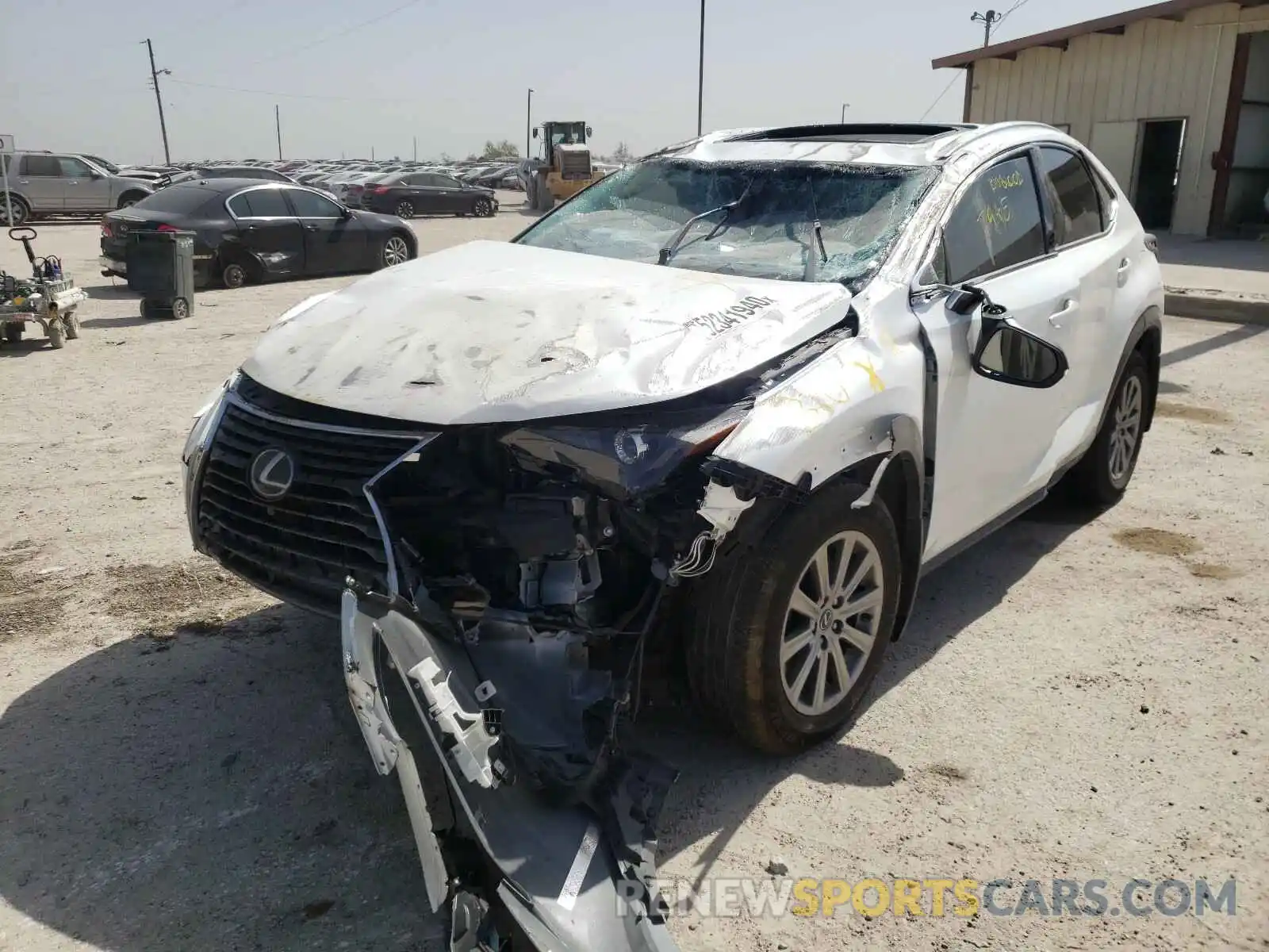 2 Фотография поврежденного автомобиля JTJDARBZ6L5009594 LEXUS NX 300 2020