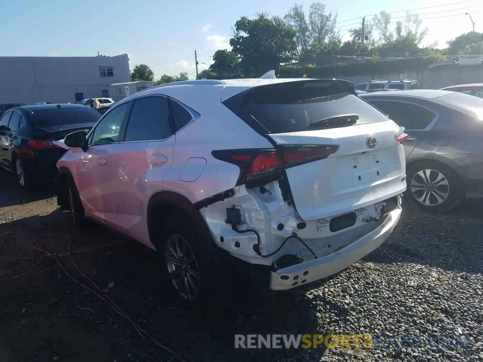 3 Photograph of a damaged car JTJDARBZ6L5013760 LEXUS NX 300 2020