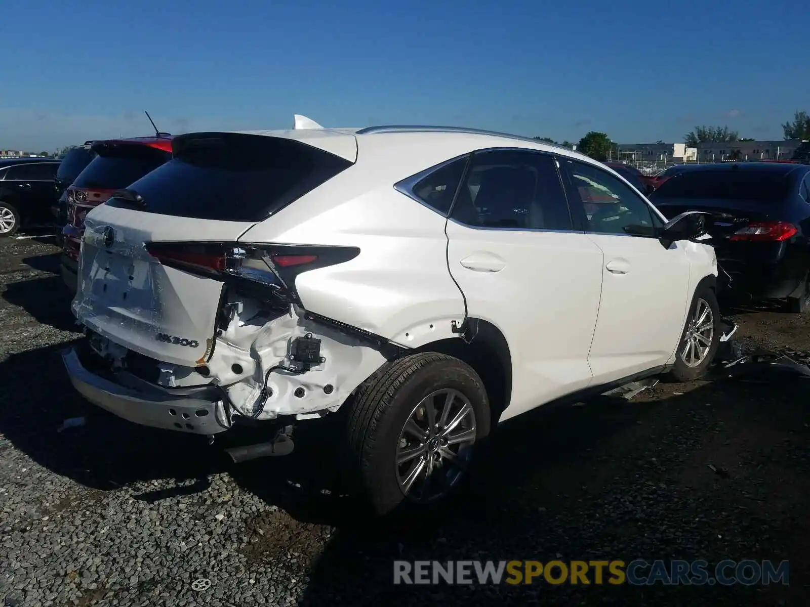 4 Photograph of a damaged car JTJDARBZ6L5013760 LEXUS NX 300 2020