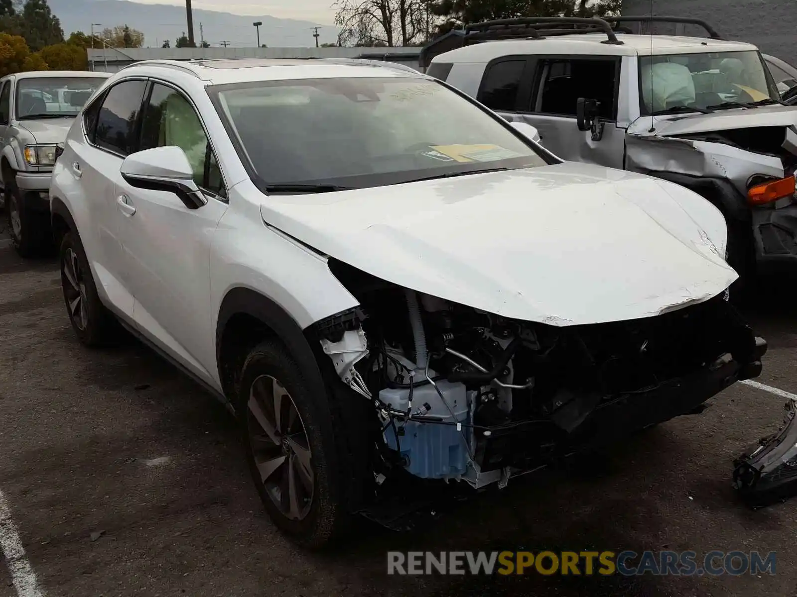 1 Photograph of a damaged car JTJDARBZ9L5008388 LEXUS NX 300 2020