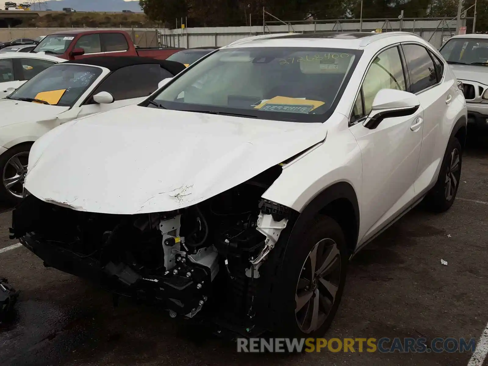 2 Photograph of a damaged car JTJDARBZ9L5008388 LEXUS NX 300 2020